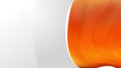 Orange Wave Abstract