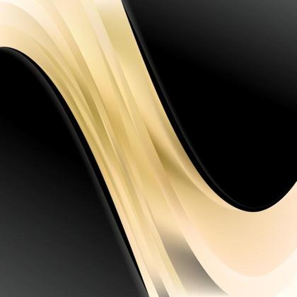 Black and Gold Abstract