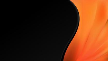 Orange and Black Abstract