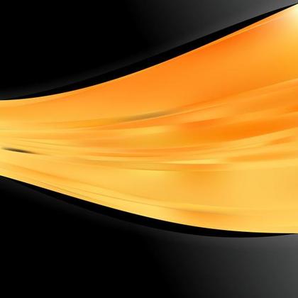 Orange Flowing Abstract