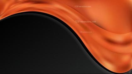 Orange and Black Swirl
