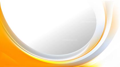 Abstract Orange and White Curves