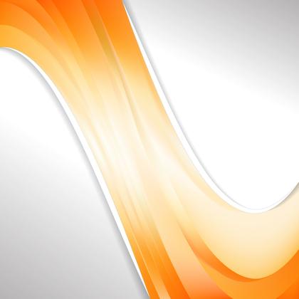 Abstract Orange and White Wave Business Background