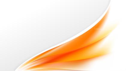 Orange Wave Abstract