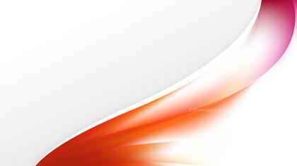 Abstract Orange and White Wave Business Background Vector Image