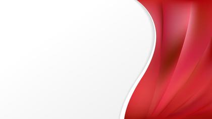 Red and White Abstract