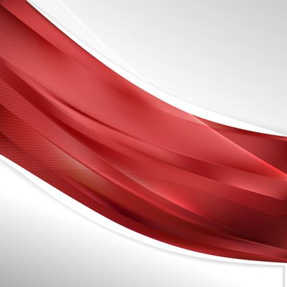 Red and White Abstract