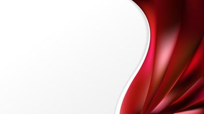 Red and White Abstract