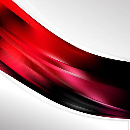 Abstract Red and Black Wave
