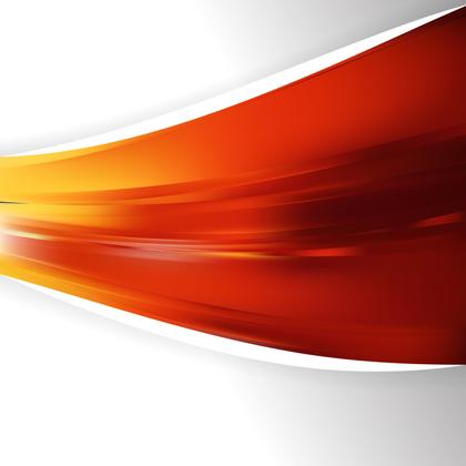 Abstract Orange and White Design