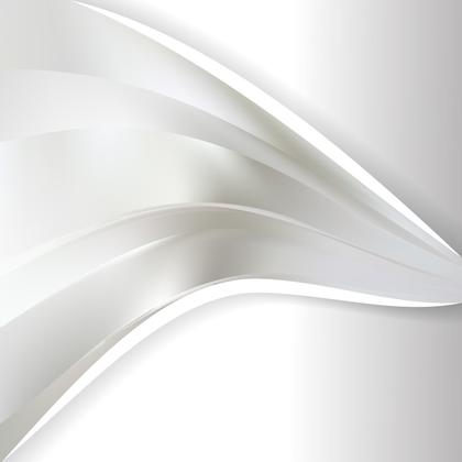 Abstract White Waves