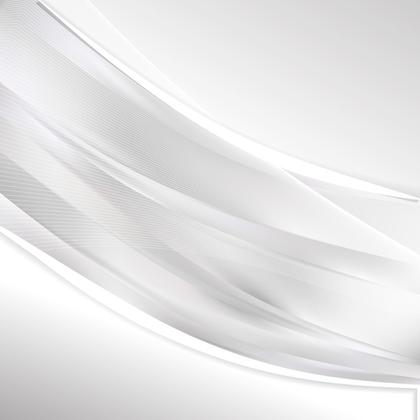 Abstract White Waves