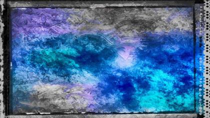 Abstract Blue and Purple Swirls
