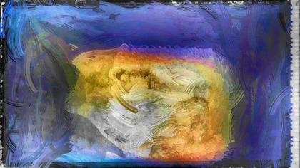 Abstract Brushstroke Composition