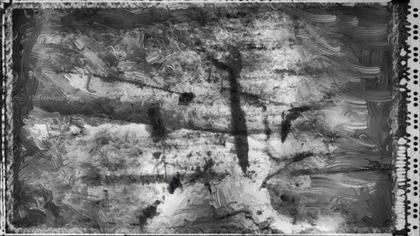 Abstract Brushstroke Composition