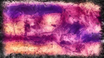 Abstract Brushstroke Canvas