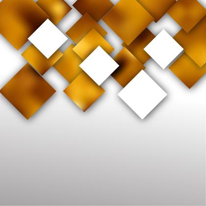 White and Gold Modern Square Abstract Background Design