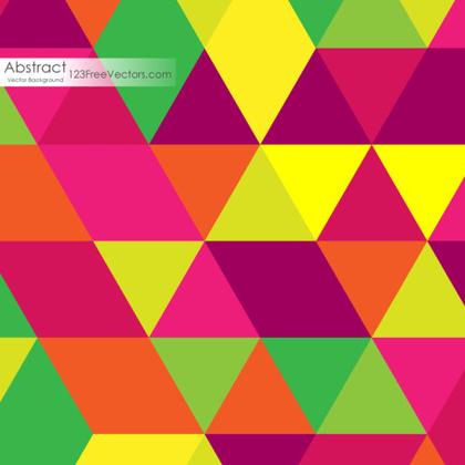 Abstract Colorful Triangle Background Image