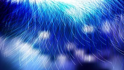 Blue Feathered Abstract