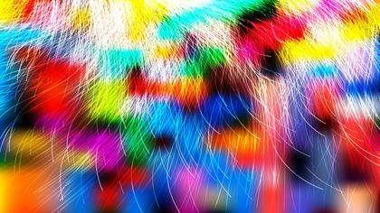 Abstract Colorful Strokes