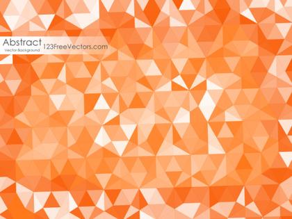 Orange Polygonal Background