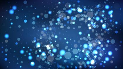 Free Download Abstract Black and Blue Blurry Lights Background
