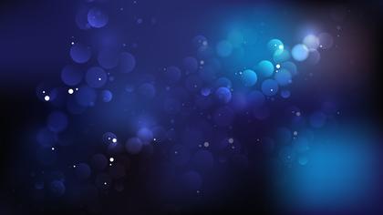 Blue Bokeh Abstract
