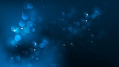 Blue Bokeh Abstract