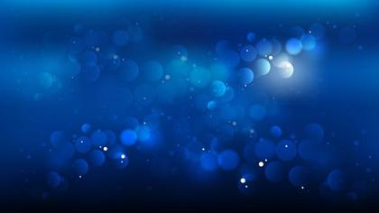 Blue Bokeh Abstract