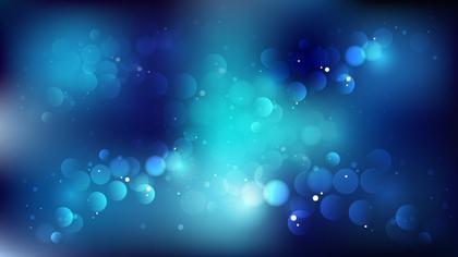 Blue Bokeh Abstract