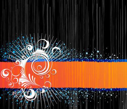 Free Background Vector Design with Ornament