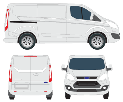 Transit Custom Tourneo Vector Image