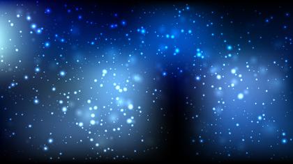 Free Download Abstract Black and Blue Blurry Lights Background Image