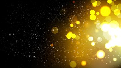 Golden Bokeh and Stars
