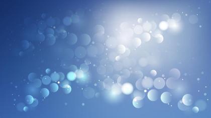 Blue Bokeh Abstract