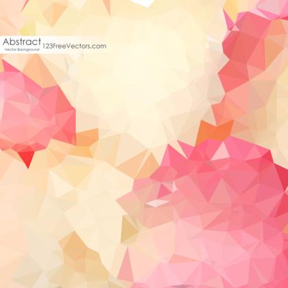 Baby Pink Polygonal Background