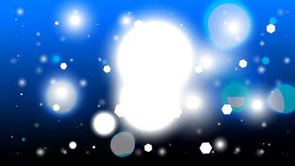 Glowing Orbs in Blue