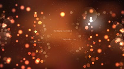 Orange Bokeh Background