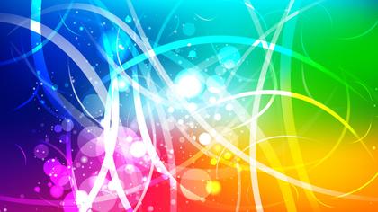 Abstract Rainbow Glow
