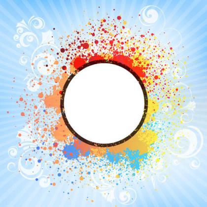 Abstract Splatter Background Vector Free