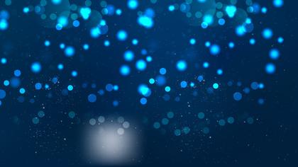 Blue Bokeh Abstract