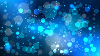 Blue Bokeh Background