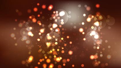 Abstract Dark Brown Blurred Lights Background