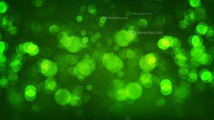 Green Bokeh Background