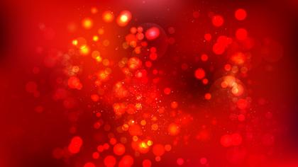 Glowing Red Bokeh
