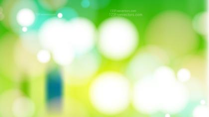 Green Bokeh Background