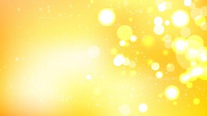 Abstract Yellow Bokeh Background