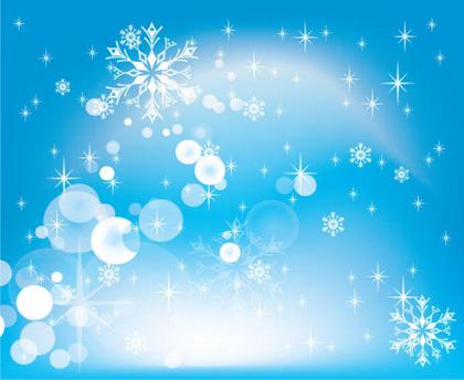 Blue winter background