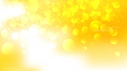 Abstract Yellow Bokeh Background