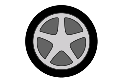 Free Car Wheel Vector Art